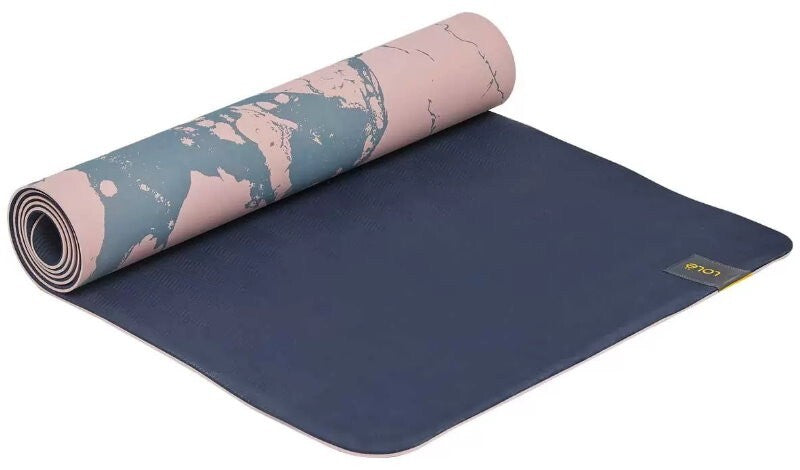 Lole Yoga Mat with 2-In-1 Strap Carry Strap & Resistance Band w/ Exercise Guide
