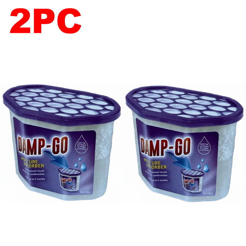 DAMP-GO Moisture Absorber Tubs Portable Dehumidifier Fragrance Free 280g