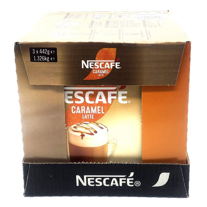 Nescafe Caramel Latte 78 x 17g Instant Coffee Stick Creamy & Frothy Sachets Box