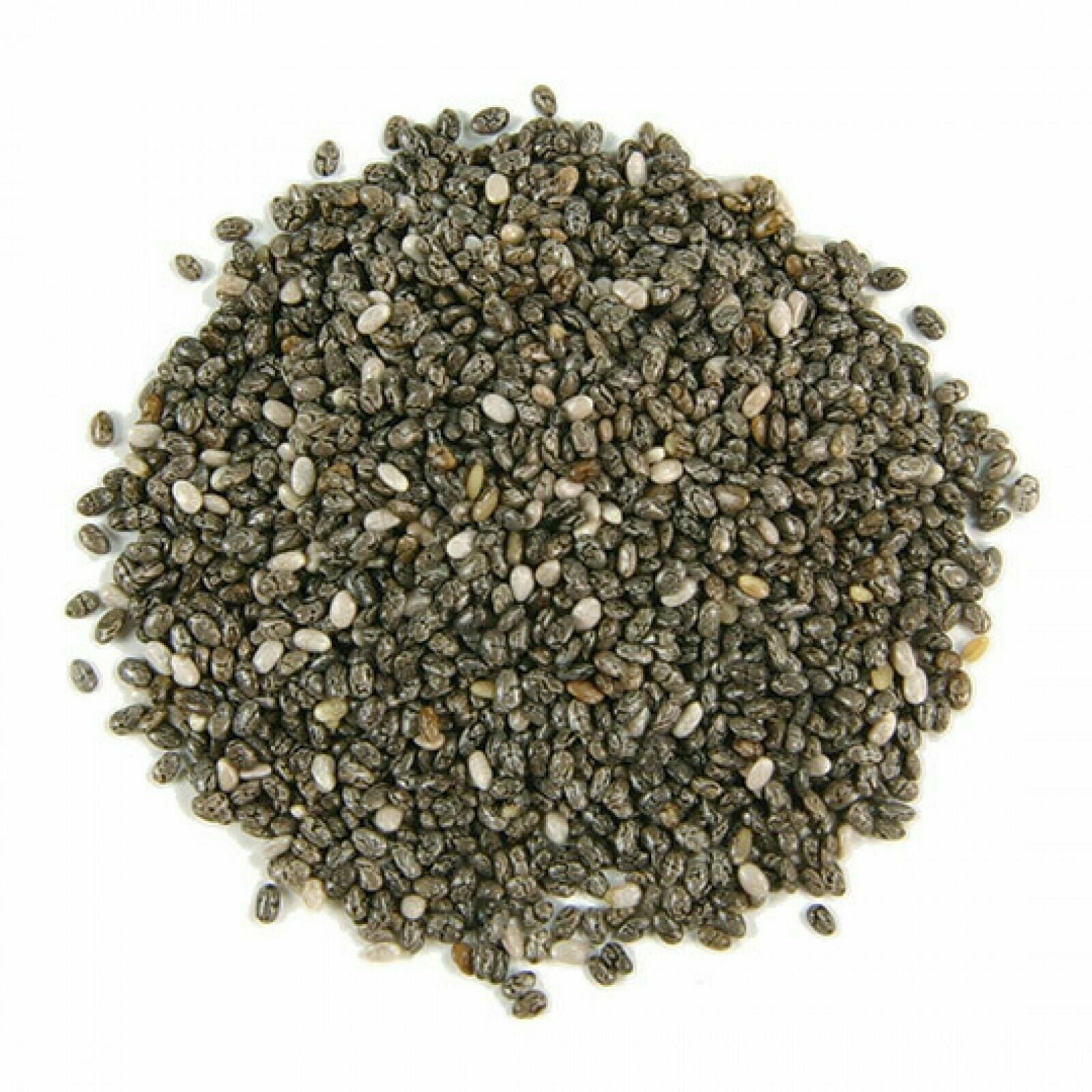 1.6kg Black Chia Seeds Vegan Gluten GMO Free XSC Certified Organic Superfood
