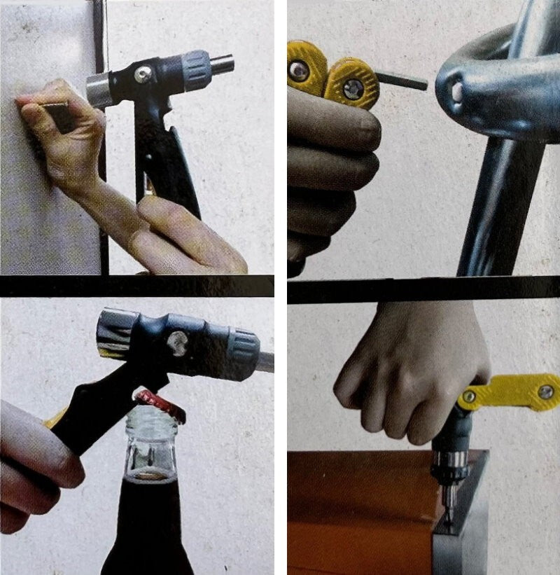 ToolMaster 2 Pieces Multi-Functional Tool Set - Hammer Screwdriver Ratcheting