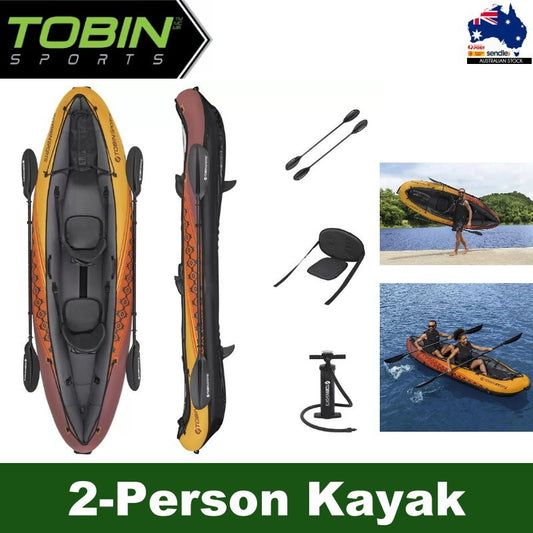 Tobin Sports Wavebreak Inflatable 2-Person Kayak 3.3 x 0.86M
