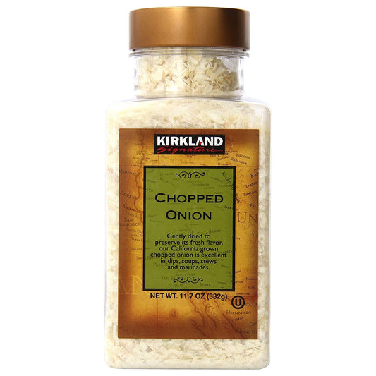 Kirkland Signature California Chopped Onion Perfect for Dips Soups Stew 332g