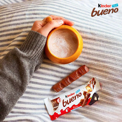 50 x43g Kinder Bueno Milk Chocolate Wafer Hazelnut Treat Easter Work Kids School