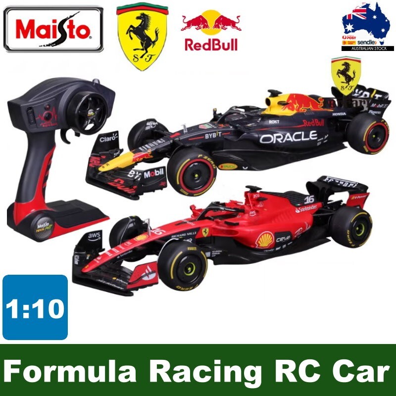 Maisto 1:10 Formula 1 Red Bull / Ferrari Racing Remote Control RC Car RB19 SF23