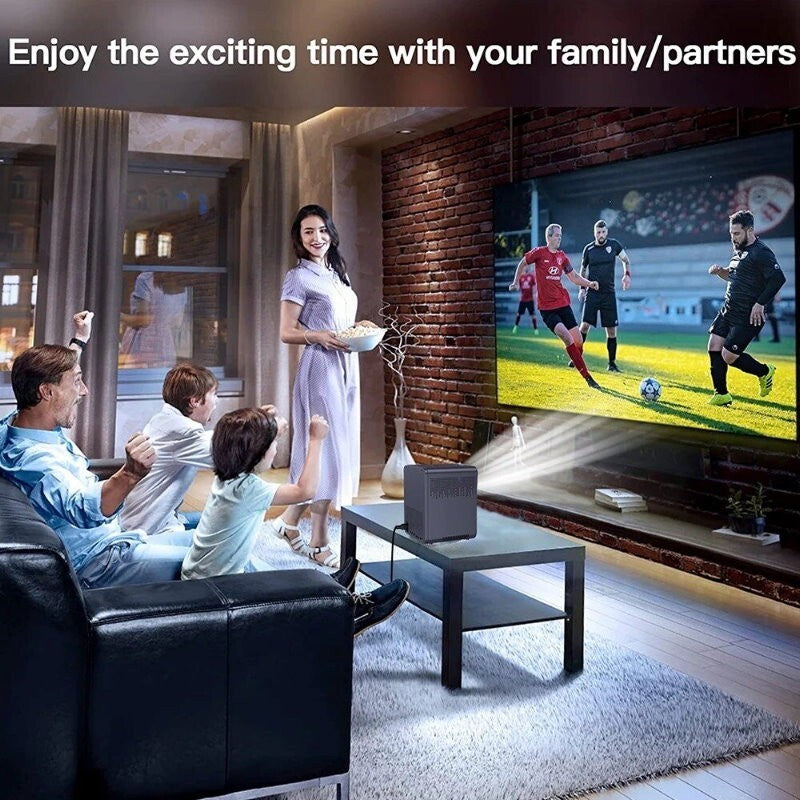 Topleo 5G WiFi Bluetooth 1080P Portable Projector Supported 400" Home & Outdoor