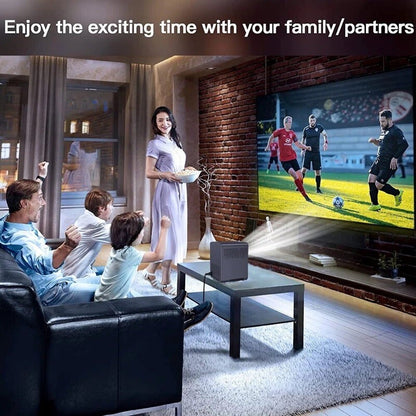 Topleo 5G WiFi Bluetooth 1080P Portable Projector Supported 400" Home & Outdoor