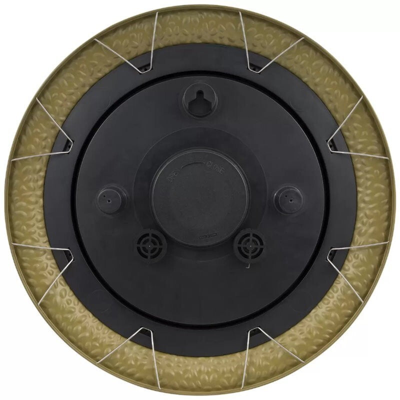 La Crosse 21" (53.4cm) Indoor/Outdoor Metal Wall Clock w/ Temperature & Humidity
