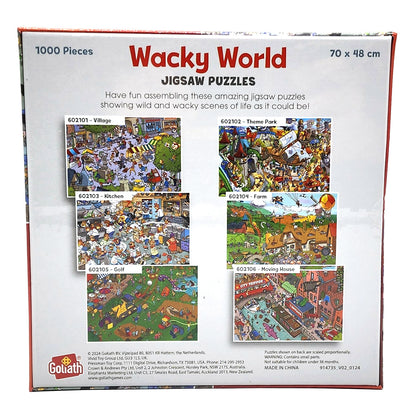 1000 Piece Jigsaw Puzzle 68cm x 48cm Wacky World Different Design Village Farm