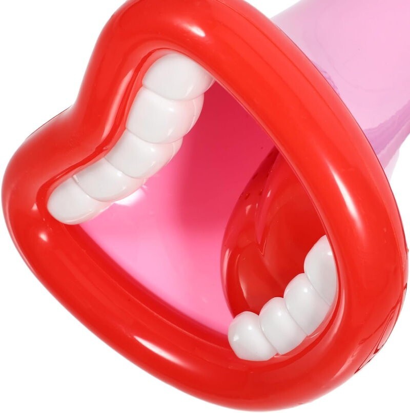 STOBOK Big Mouth Funny Voice Changer Microphone Megaphone Recorder Toy for Kids