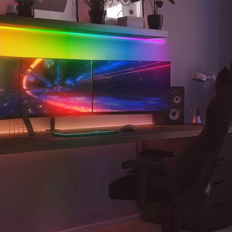 Feit Electric 6m WiFi Smart RGB Colour Changing LED Strip Light with Remote