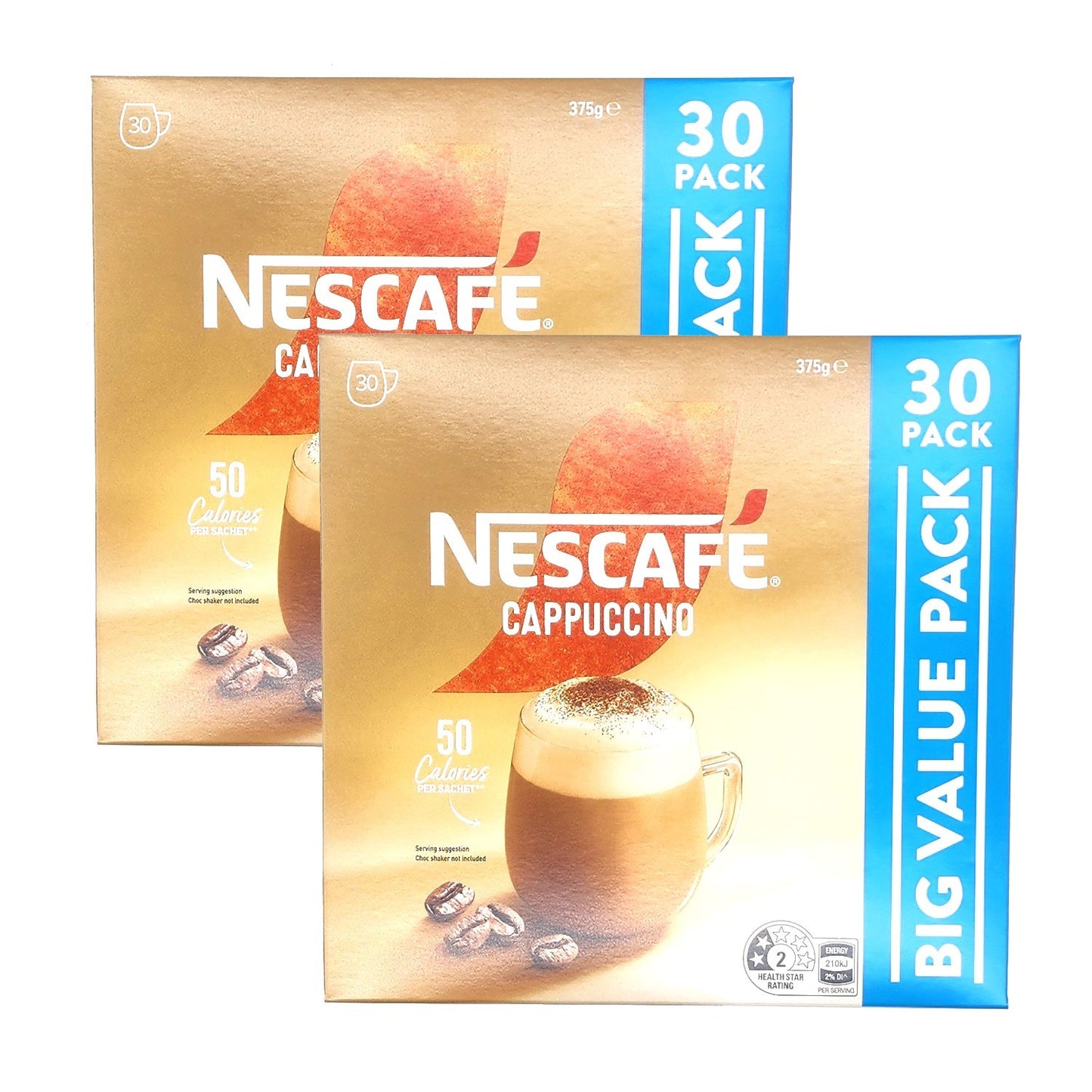 Nescafe Instant Coffee Stick Creamy & Frothy Cappuccino 60 x 12.5g Sachets