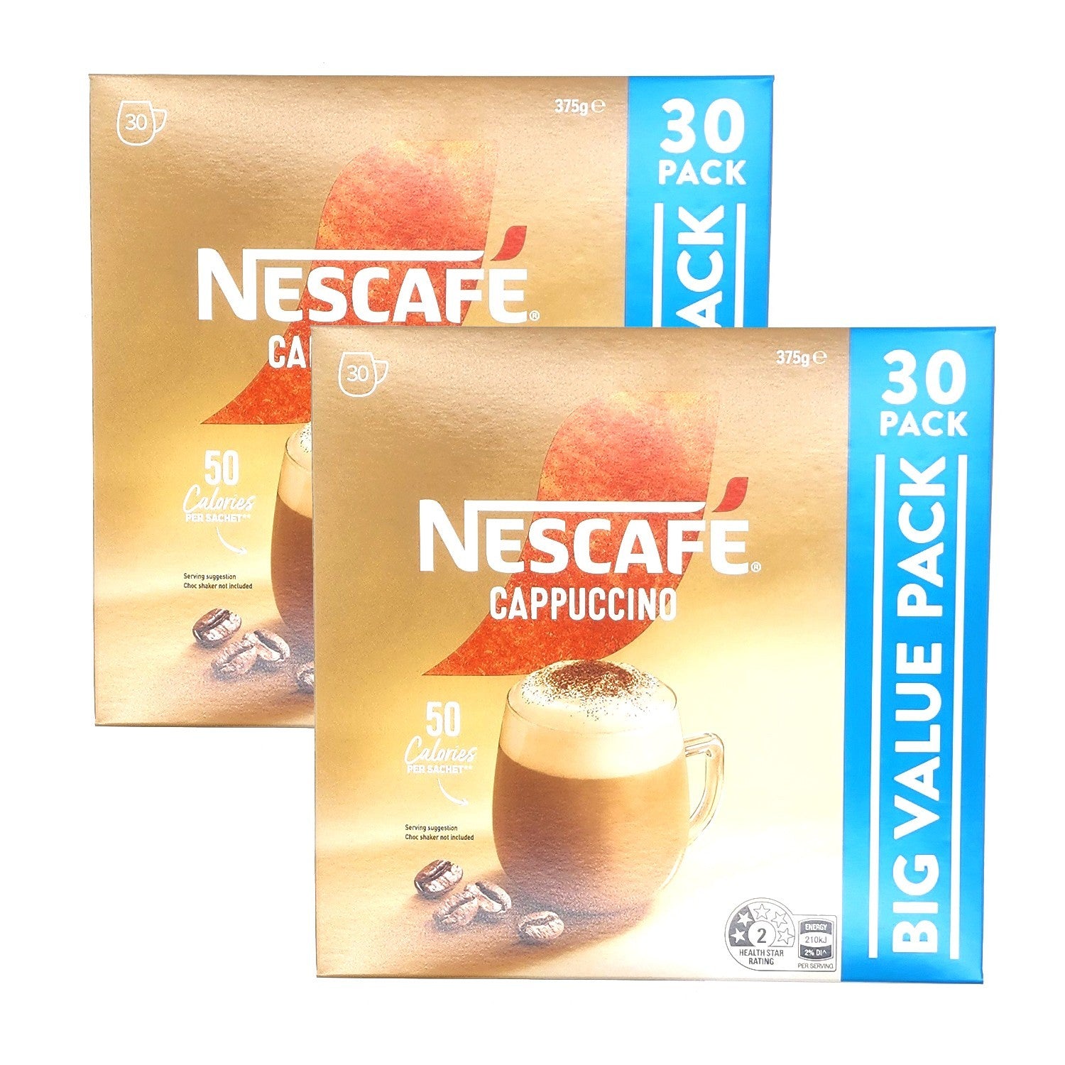 Nescafe Instant Coffee Stick Creamy & Frothy Cappuccino 60 x 12.5g Sachets