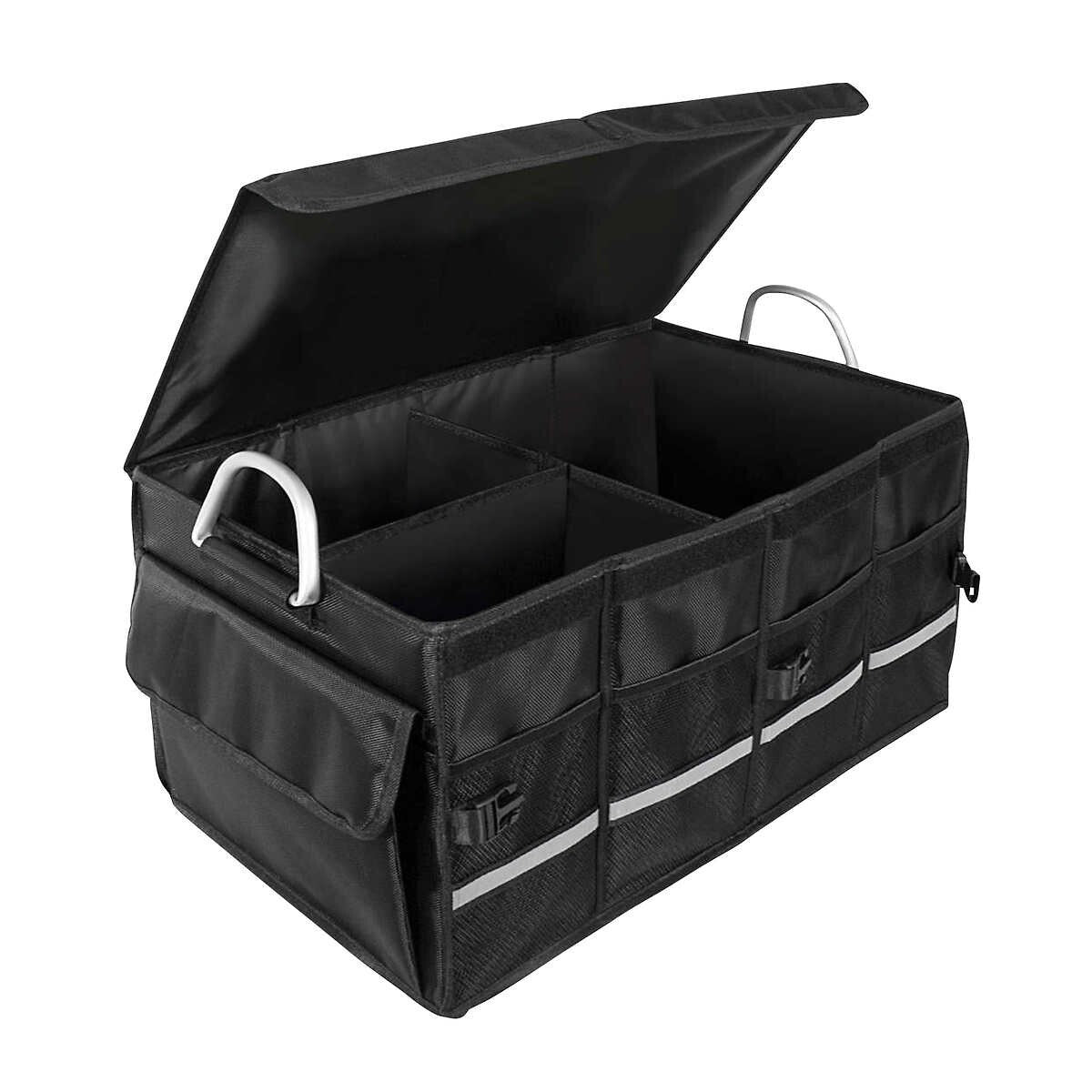 Car Boot Organiser Heavy Duty Foldable Expandable Multi Compartment Storage Box