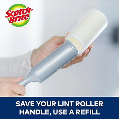 3M Scotch Brite 50% Stickier Lint Roller Dust Remover Up to 5 x 95 Sheets