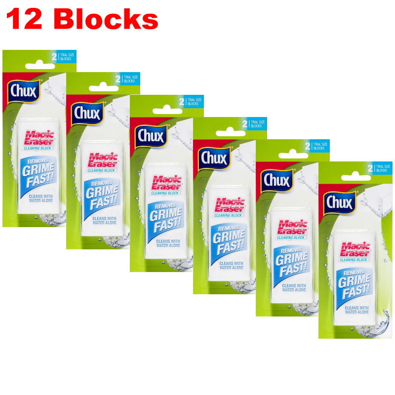 Chux Magic Eraser Spot Cleaner Cleaning Block Removes Grime Mark