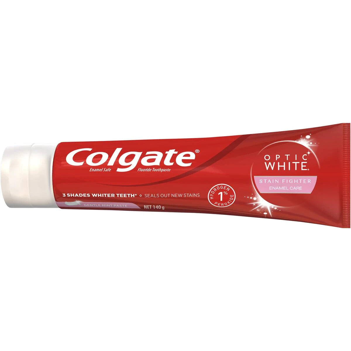 Colgate Optic White Enamel Care Teeth Whitening Toothpaste Oral Dental 3 x 140g