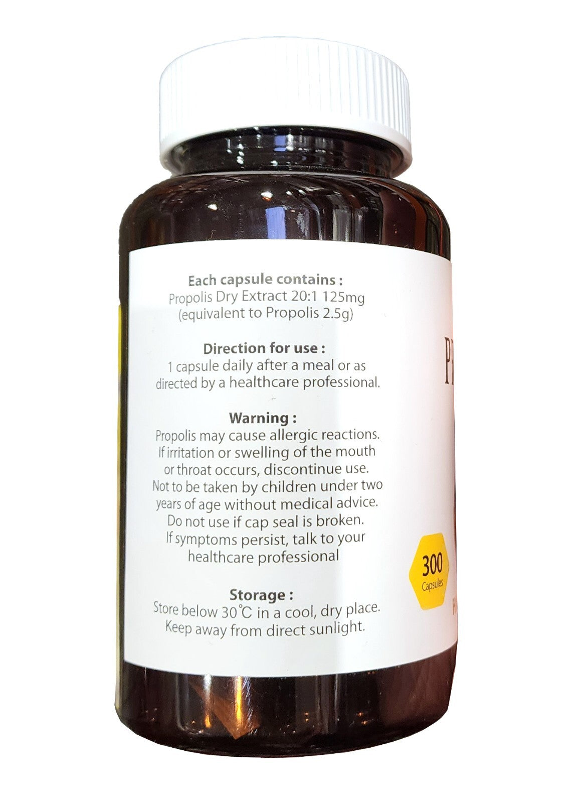 True Blue Propolis 2500mg Help To Maintain A Healthy Immune System 300 Capsules