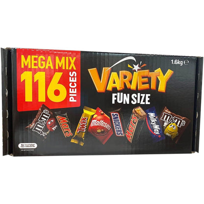 Mars Variety Mix Chocolate Sweet Box Snicker Twix Milky Way M&M Bar 116pcs 1.6kg