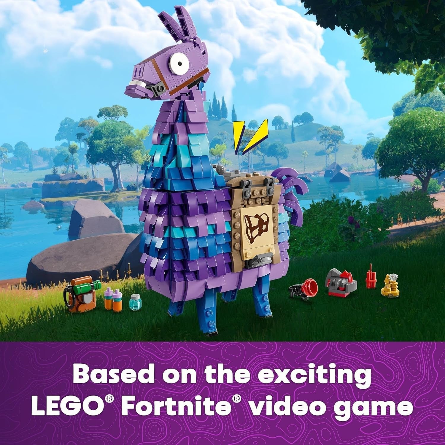 LEGO 77071 Fortnite Supply Llama Pinata Display Model Set Gamer Gift 691pcs 12+