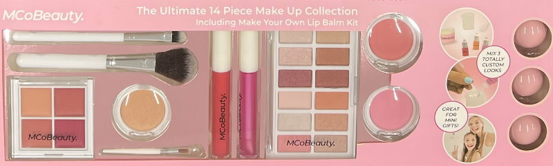 MCoBeauty The Ultimate 14 Piece Beauty Make Up Collection - Make Your Own Lip