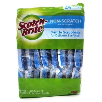 3M Scotch Brite Kitchen Heavy Duty Non-Scratch Scrub Mix Scourer Sponge Cleaner