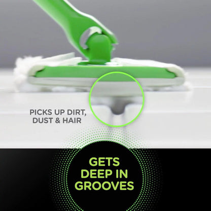 Swiffer Sweeper Heavy Duty Dry Floor Cleaner Cloths Unscented 3D Fibers
