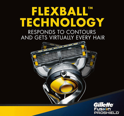 Gillette Fusion Proshield 5 Razor Handle With 13 Razor Blade Refill Cartridges