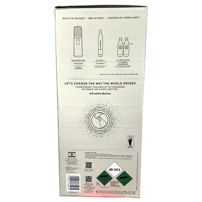 Sodastream Terra Sparkling Water Drink Maker Mega Pack Soda Stream Machine 2x1L