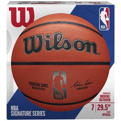 Wilson NBA Official Signature Series Indoor/Outdoor Basketball Size 7 with Pump