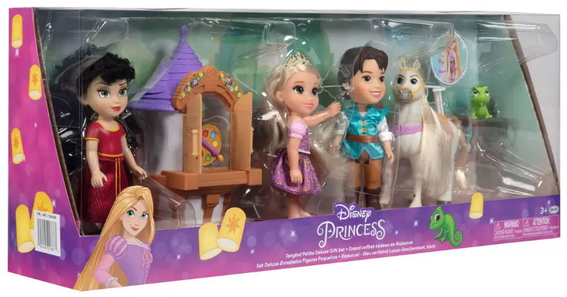 Disney Princess Dolls Deluxe Petite Storytelling Set Gift Set (3+ Years)