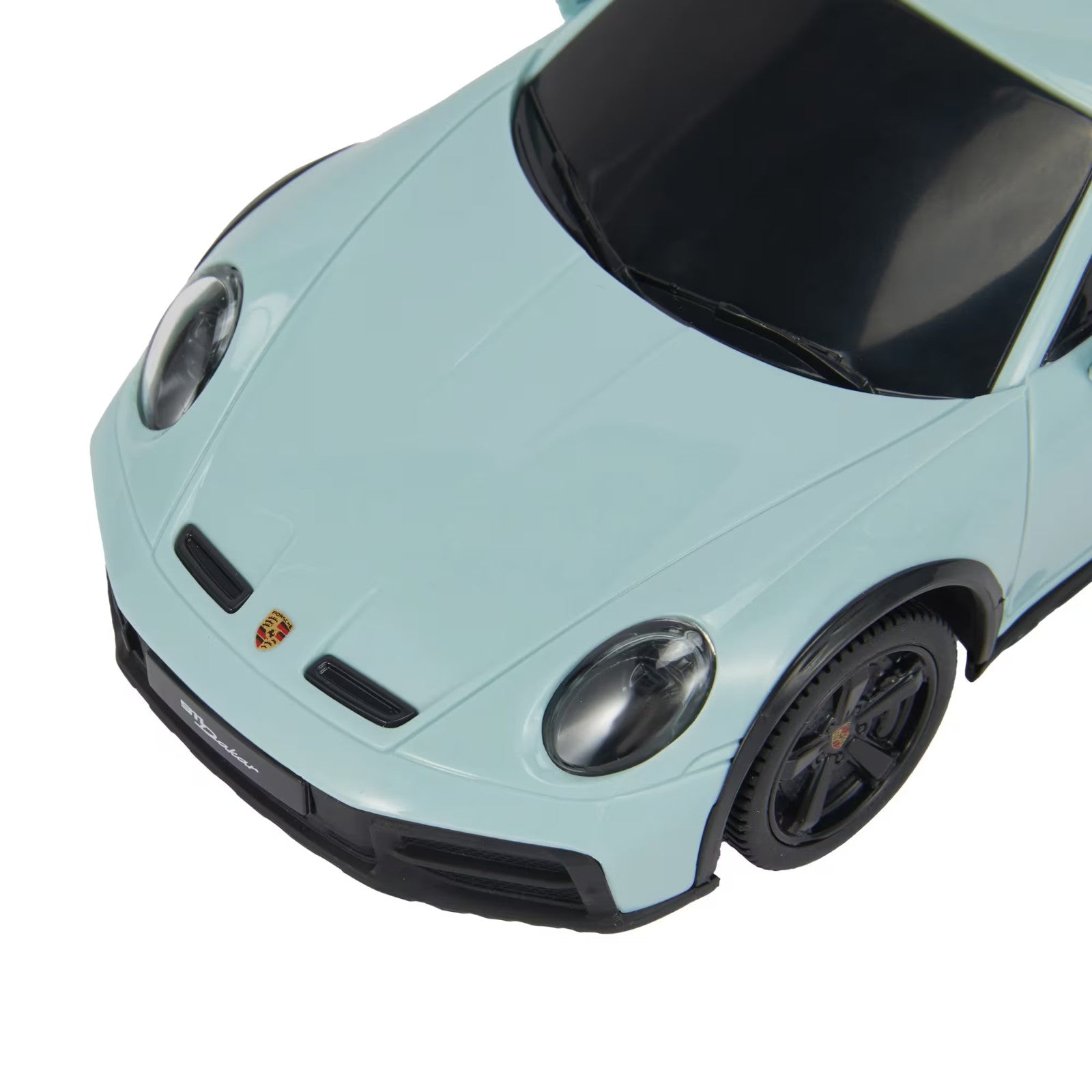 Porsche 911 Dakar Teal Green Kids RC Radio Remote Control Model Toy Car 1:24