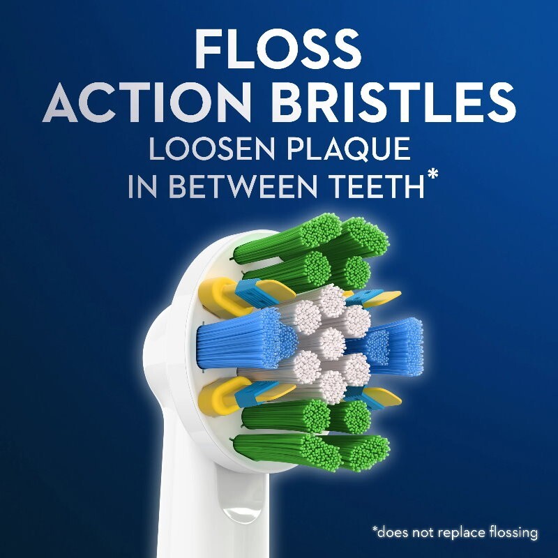 Oral-B Value Pack * 8 Precision Clean + 2 Floss Action * Replacement Brush Heads