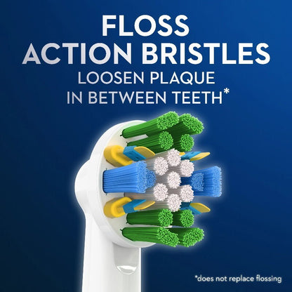 Oral-B Value Pack * 8 Precision Clean + 2 Floss Action * Replacement Brush Heads