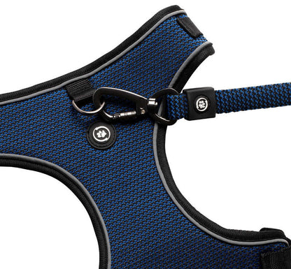 Silver Paw 3-in-1 Dog Collar, Leash & Harness Set - UV & Cold Alerts, Adjustable