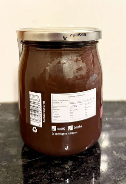 Pisti Spreadable Choc Creme Chocolate and Hazelnut Cream Spread 600g Italian