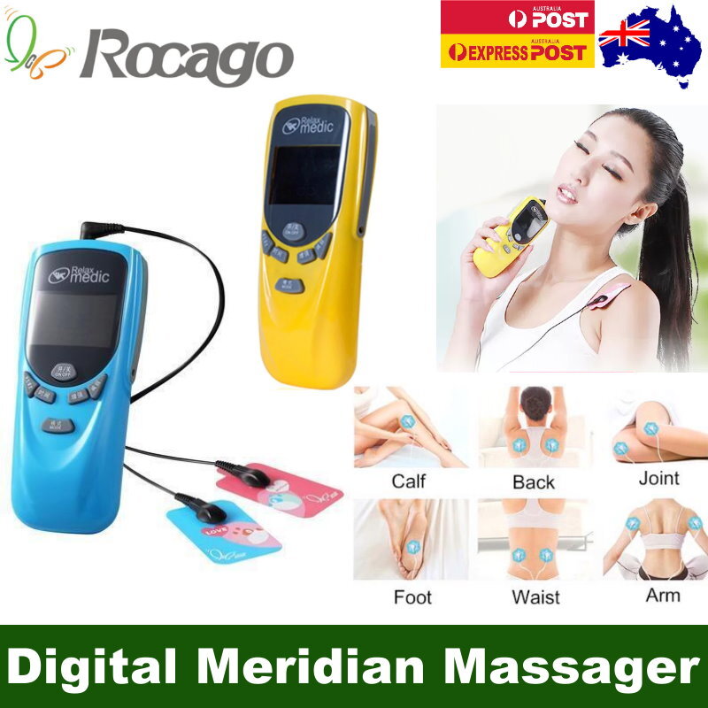 ROCAGO RM-811 TENS/EMS Digital Meridian Massager 2 Acupuncture Electronic Pulse
