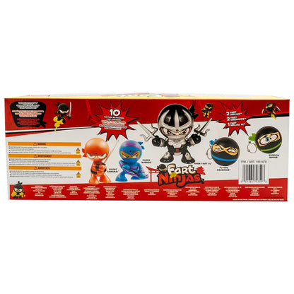 Funrise Fart Ninjas 5 Pack Flatulence Fighters – Motion Activated Collectibles
