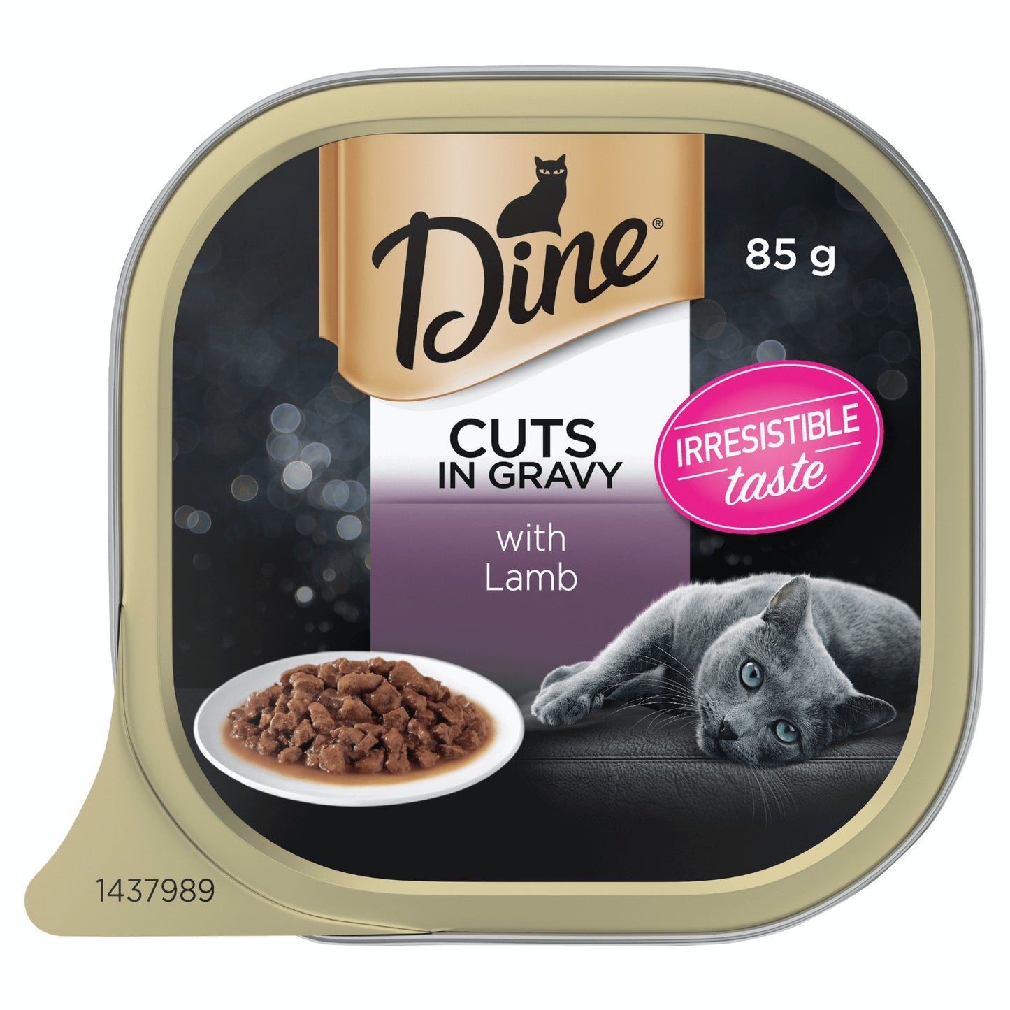 28x85g Dine Premium Wet Cat Food Tuna Mornay & Cheese Gravy Lamb Australia Made