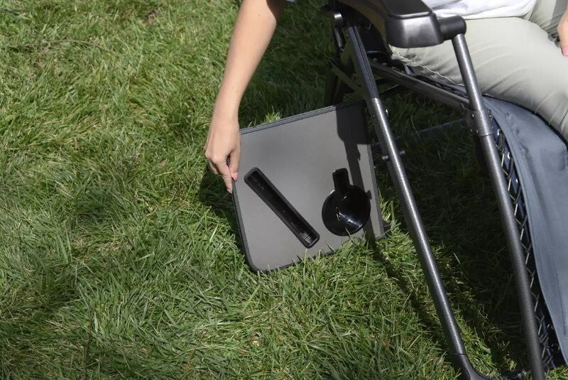 Timber Ridge Reclining Chair Zero Gravity Lounger 159 kg Weight Capacity