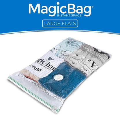 MagicBag 15-Pack Vacuum Compression Combo Set Storage Bags Reusable Waterproof