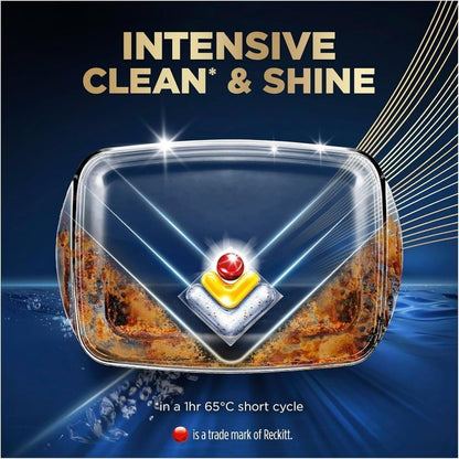Finish Powerball 100 Count Ultimate Plus Lemon Scent Dishwashing Tablets