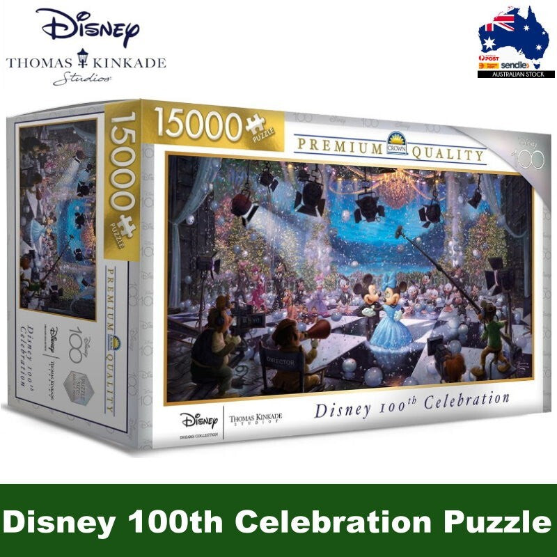 Harlington Thomas Kinkade Disney 100th Celebration Puzzle - 15000 Piece Jigsaw