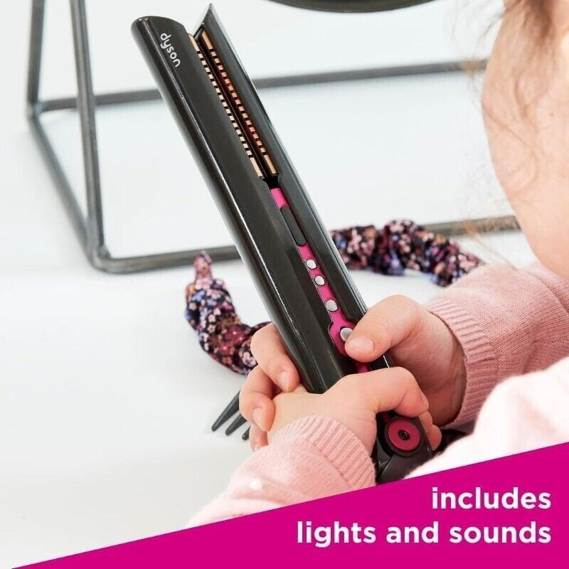 Casdon Dyson Toy Corrale Hair Straightener Styling Set Safe Toy Lights & Sounds