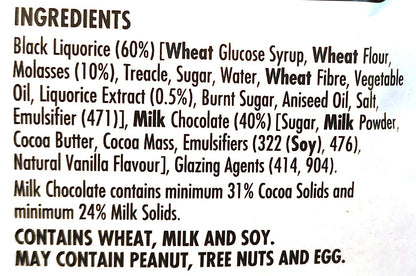 Darrell Lea Milk Chocolate Molasses Liquorice Bullets 1.7Kg Bag Kids Sweet Choco