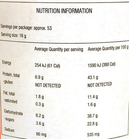 Organic PBFit Peanut Butter Powder Gluten Free Vegan Plant Based Protein 850g