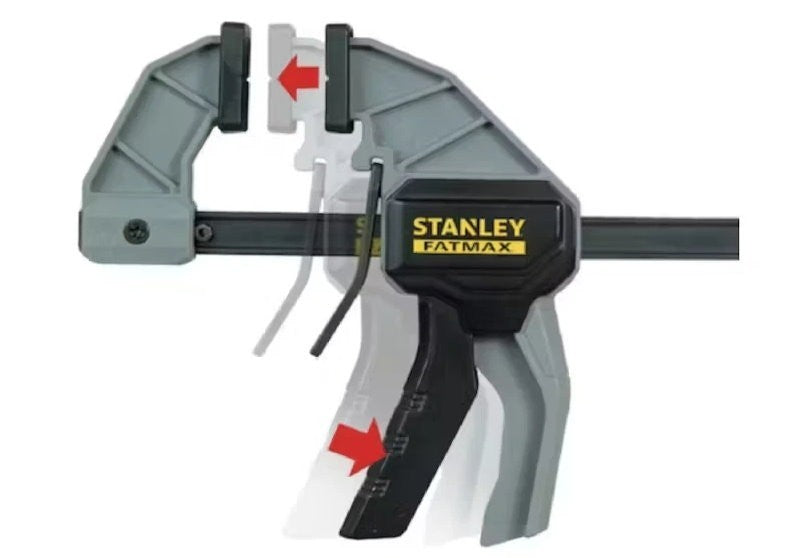 Stanley Fatmax 4 Piece 150mm Ratchet Bar Quick-Grip Clamp Set 45kg Max Holding