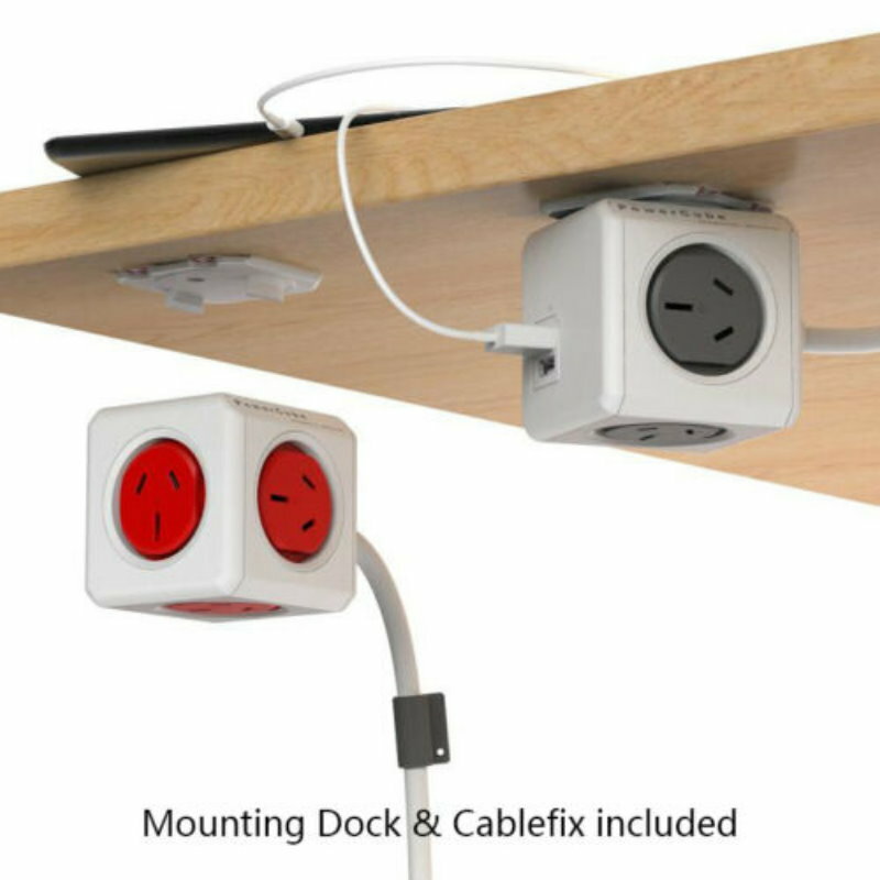 Allocacoc 5-Outlet/4-Outlet 1.5m/3m or 2x USB Original Extended PowerCube