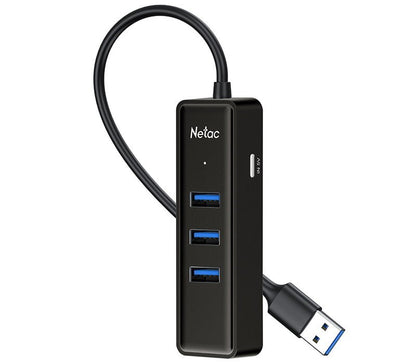 Netac 5-in-1 USB 3.0 Hub with 1000Mbps Gigabit RJ45 & Type-C Power Supply