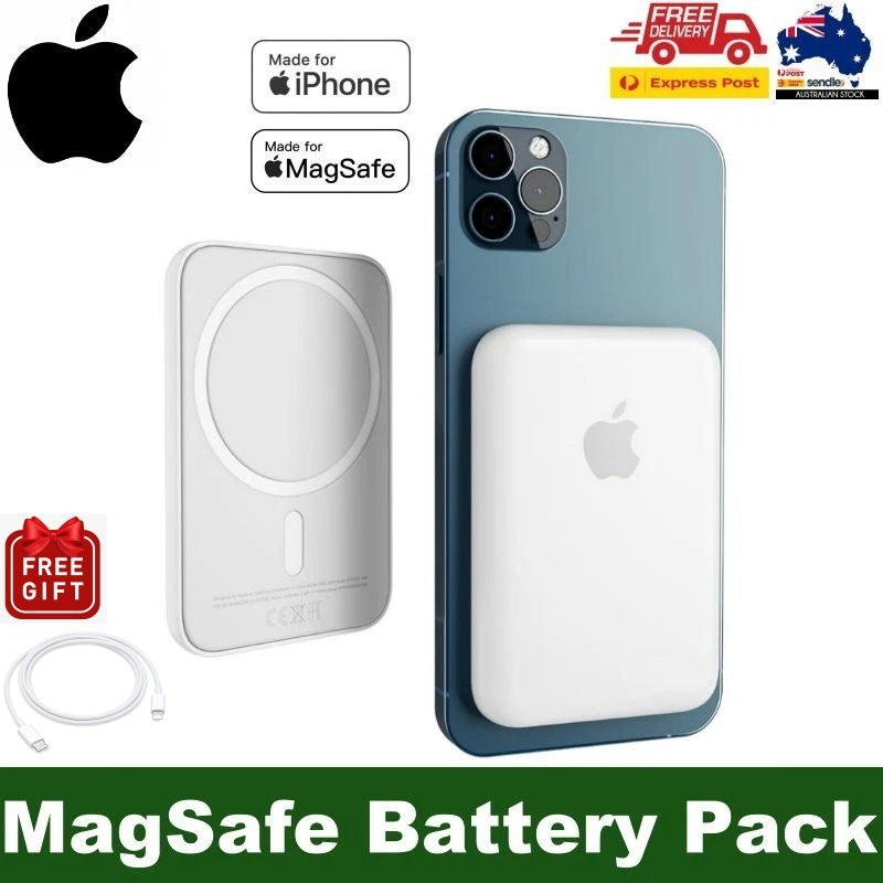 Apple MagSafe Battery Pack 5000mAh Fast Charging Power Bank Compatible w/ iPhone